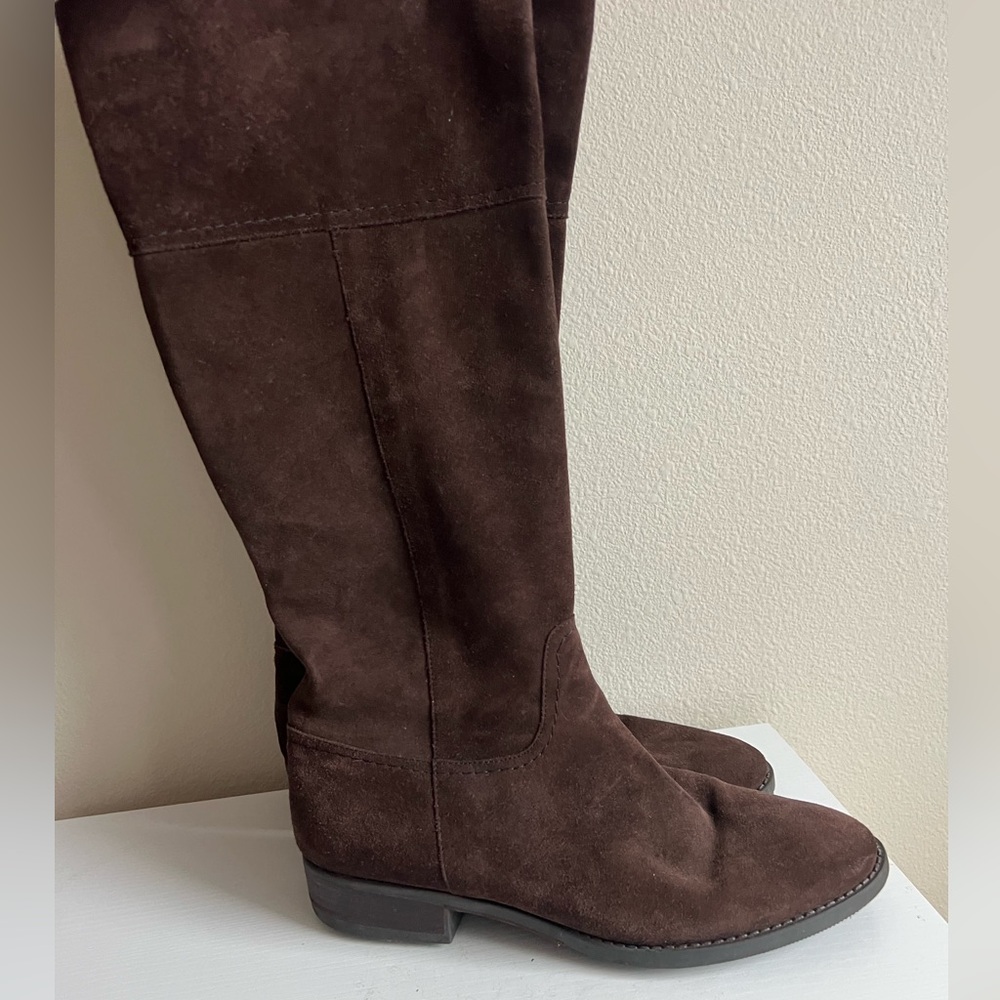 J.Crew Women's Brown Suede Knee-High Riding Boots, size 10